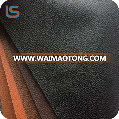 Classcial Litchi design PVC leather for sofa