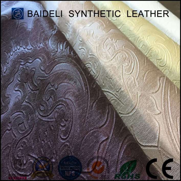 Water Proof Synthetic Leather PVC Leather for Sofa and Furniture